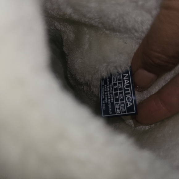 Nautica Cream Faux Fur Boots - Picture 4 of 6